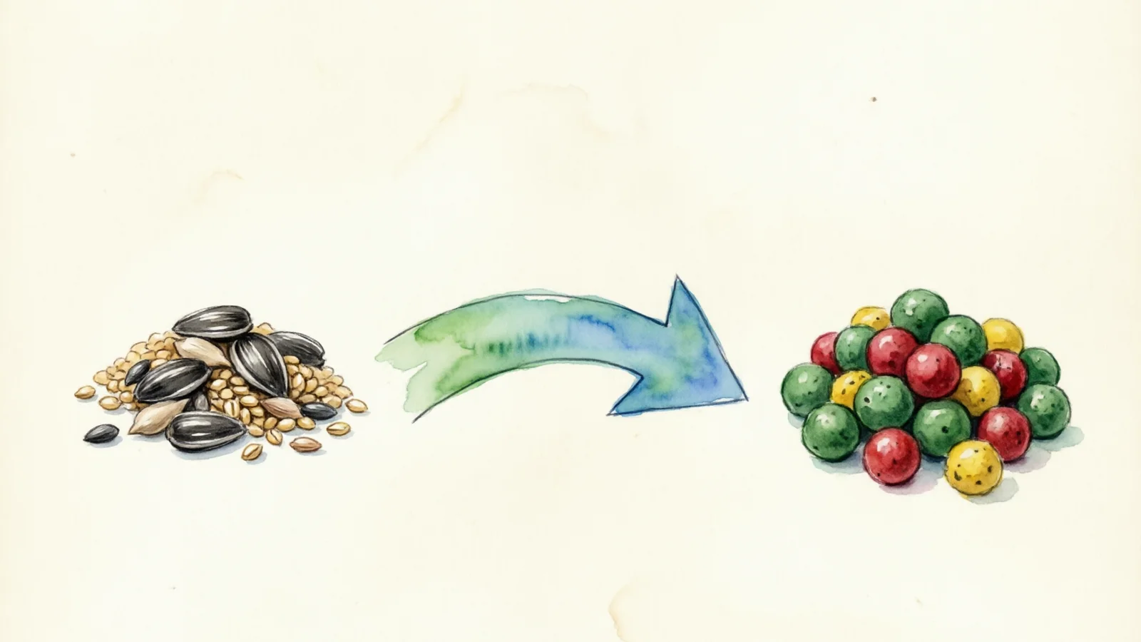 Seed to Pellet Diet Transition