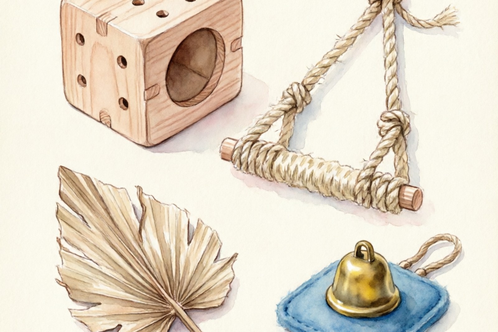 Guide to choosing safe cockatiel toys by material and play type