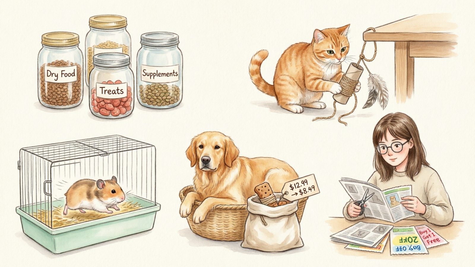 Practical strategies to reduce small pet ownership costs