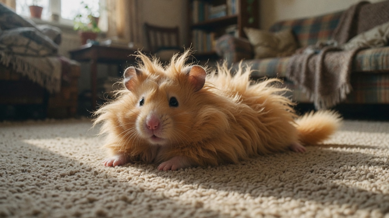 Teddy bear hamster