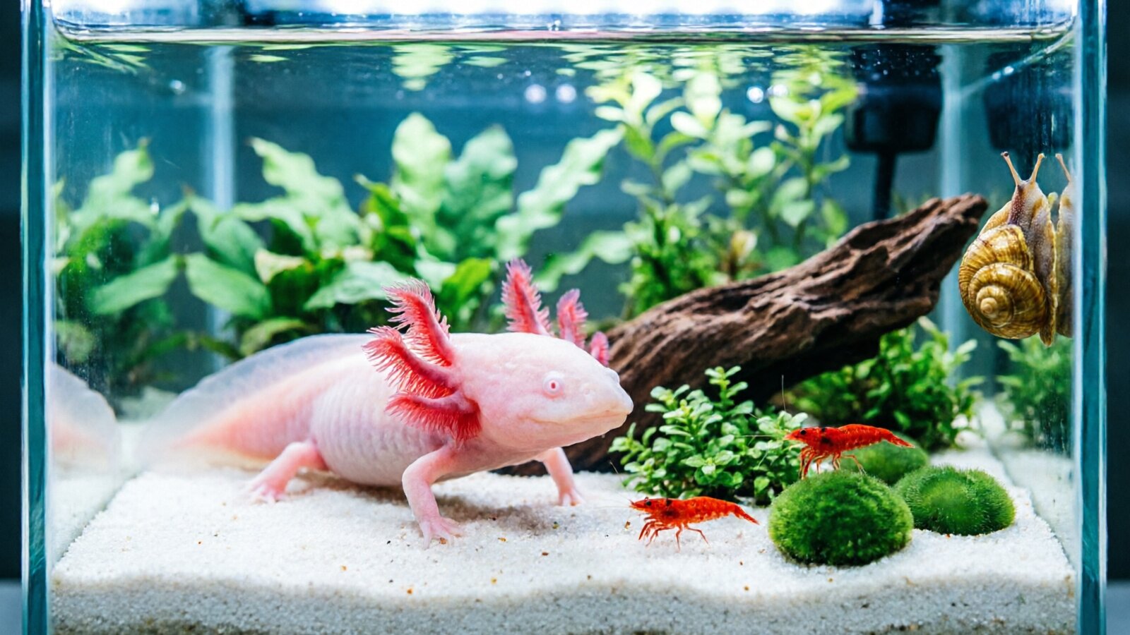 Axolotl Tank Mates: What Can Safely Live With Your Axolotl?