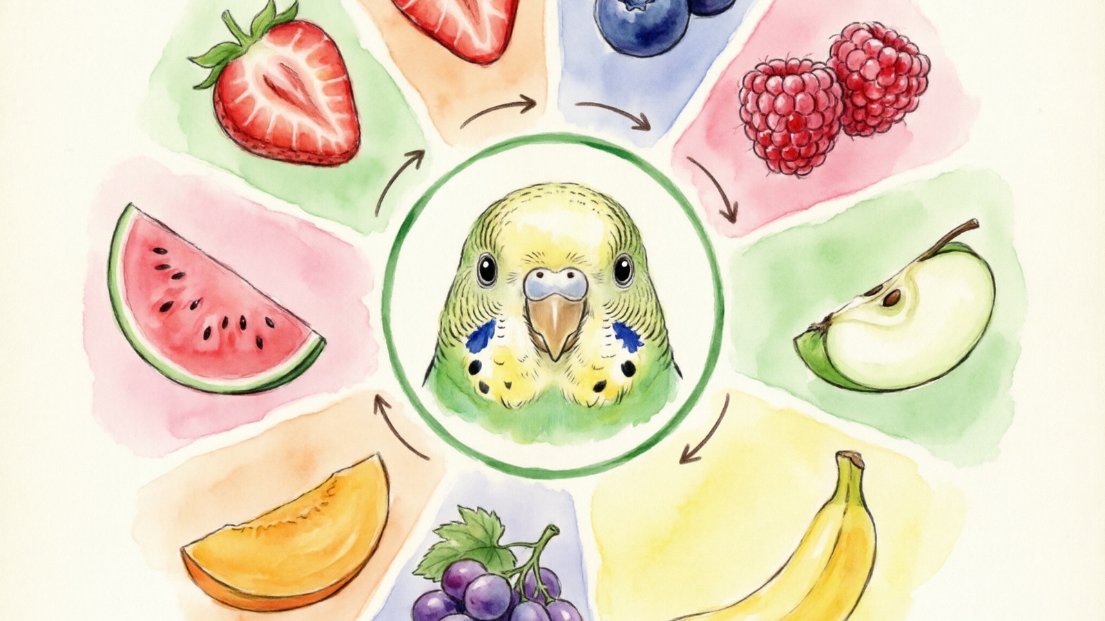 Best fruits comparison for budgies - nutritional pros and cons