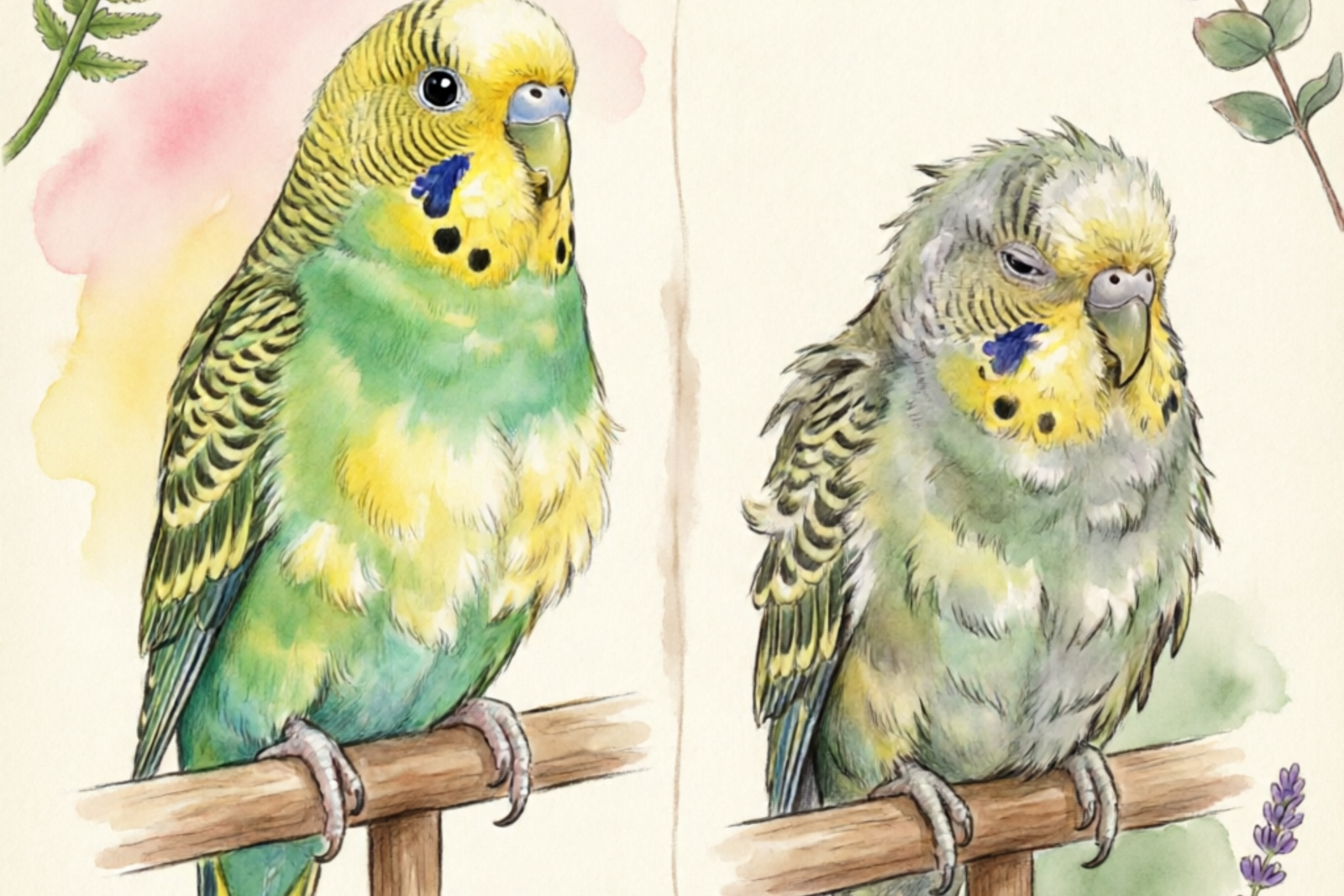 Normal puff vs sick puff comparison