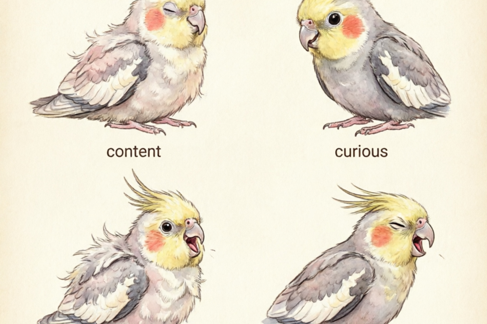 Cockatiel Body Language Guide