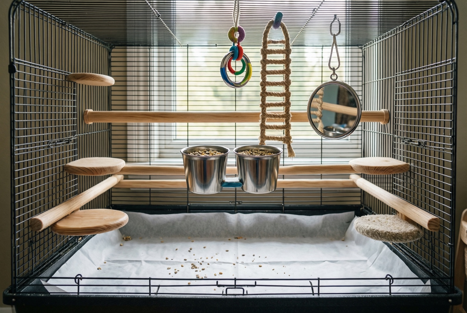 Parakeet cage setup guide