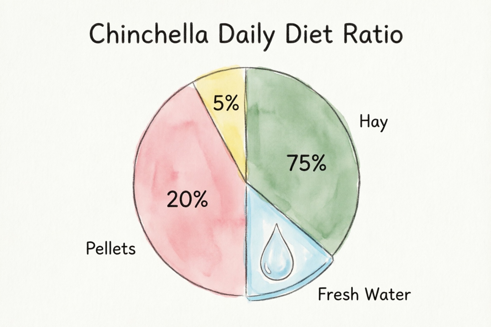 Chinchilla daily diet ratio chart