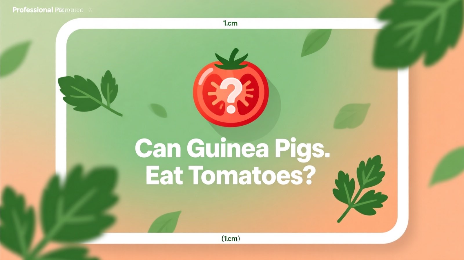 Can Guinea Pigs Eat Tomatoes? Seeds, Leaves & Safe Portions