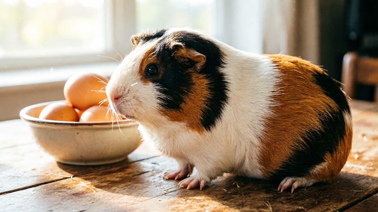 What to do if your guinea pig accidentally ate egg