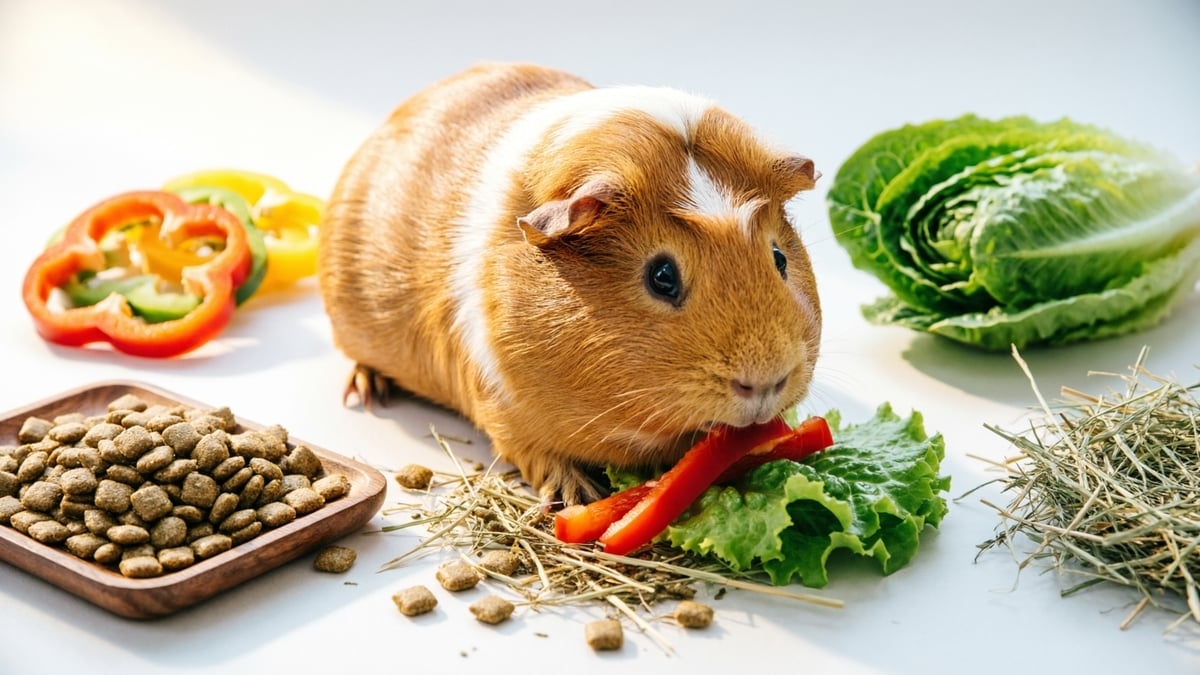 Complete Guinea Pig Food Guide: Diet, Vitamin C & Top Food Recommendations