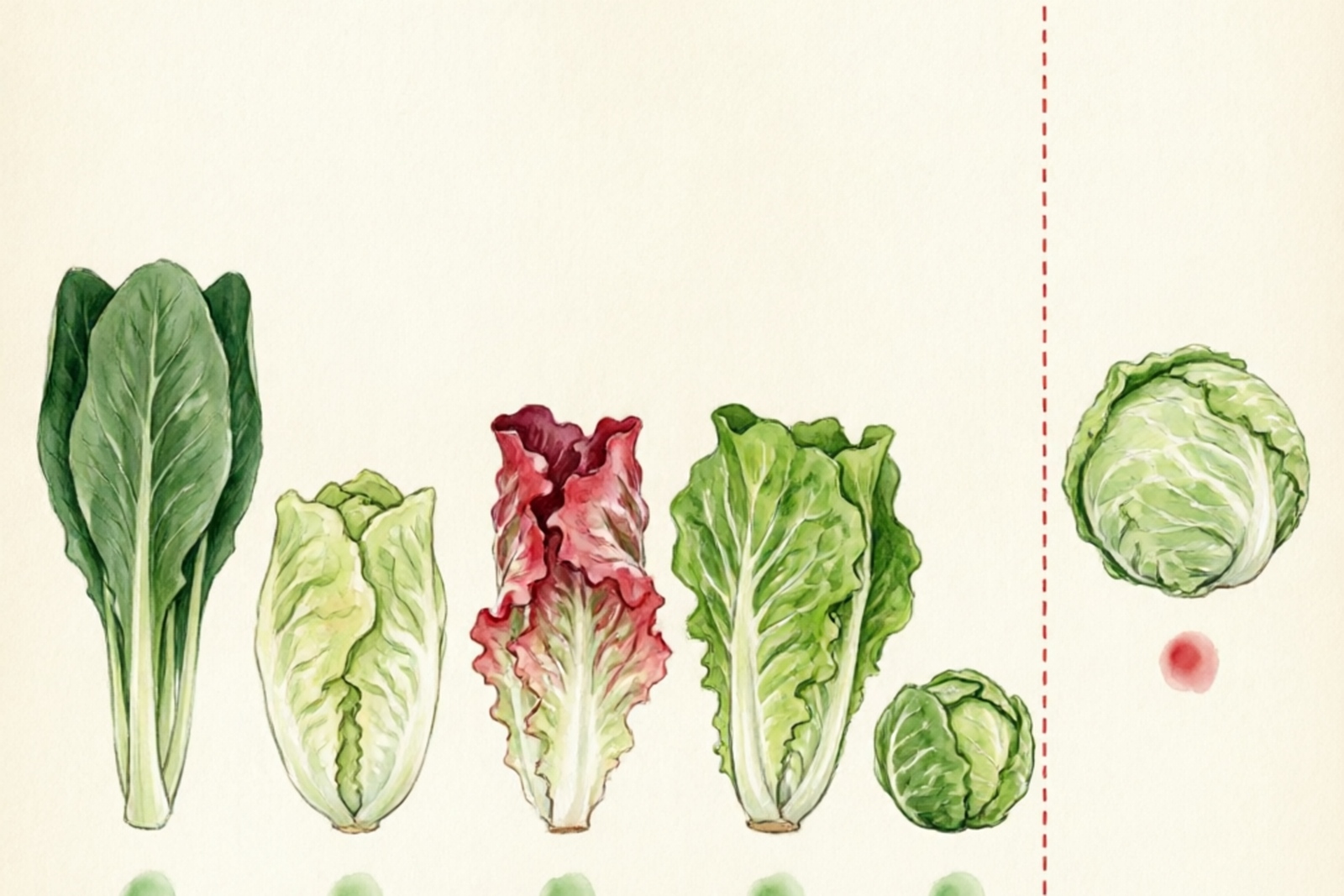 Safe lettuce varieties for guinea pigs: romaine, butterhead, red leaf, green leaf comparison