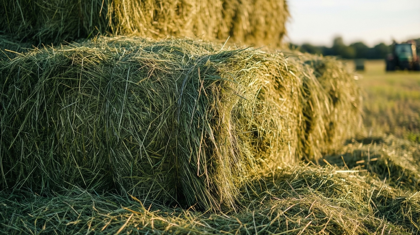 Side-by-side comparison of first, second, and third cutting timothy hay