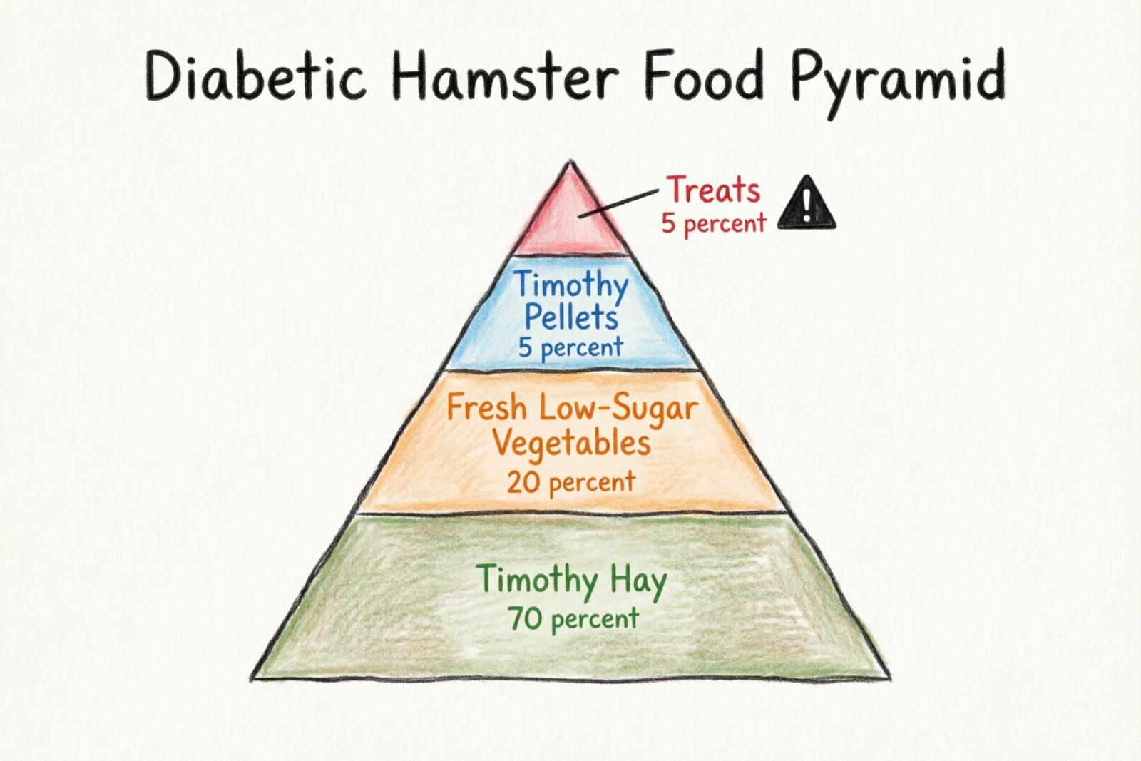 Diabetic hamster diet pyramid chart
