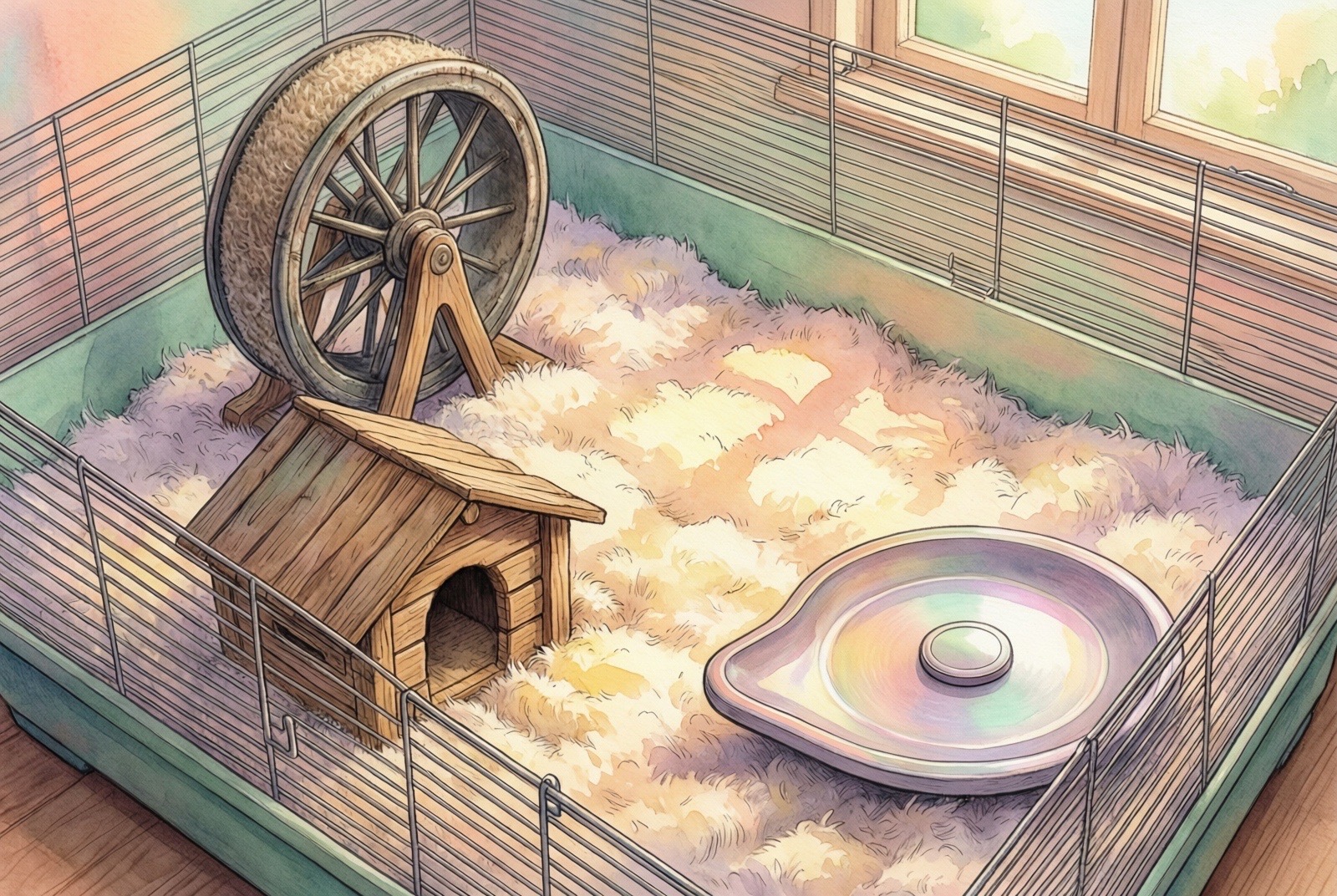 Ideal dual-wheel cage setup