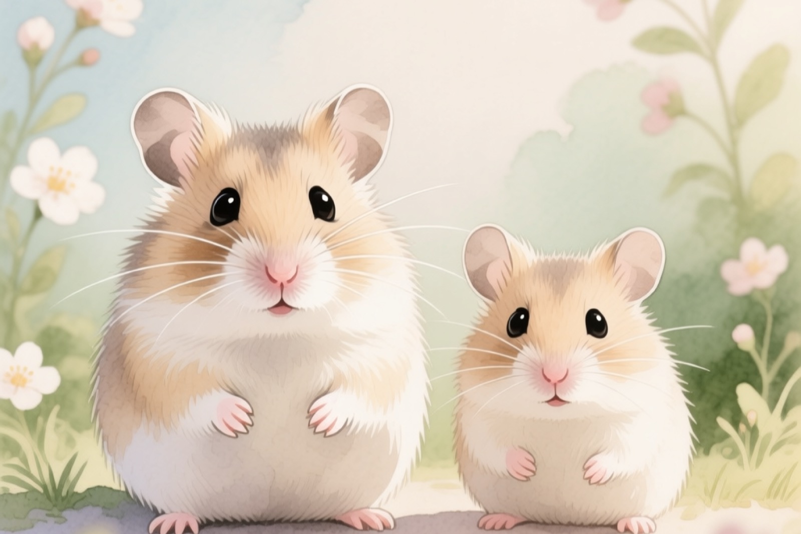 Syrian vs dwarf hamster size comparison