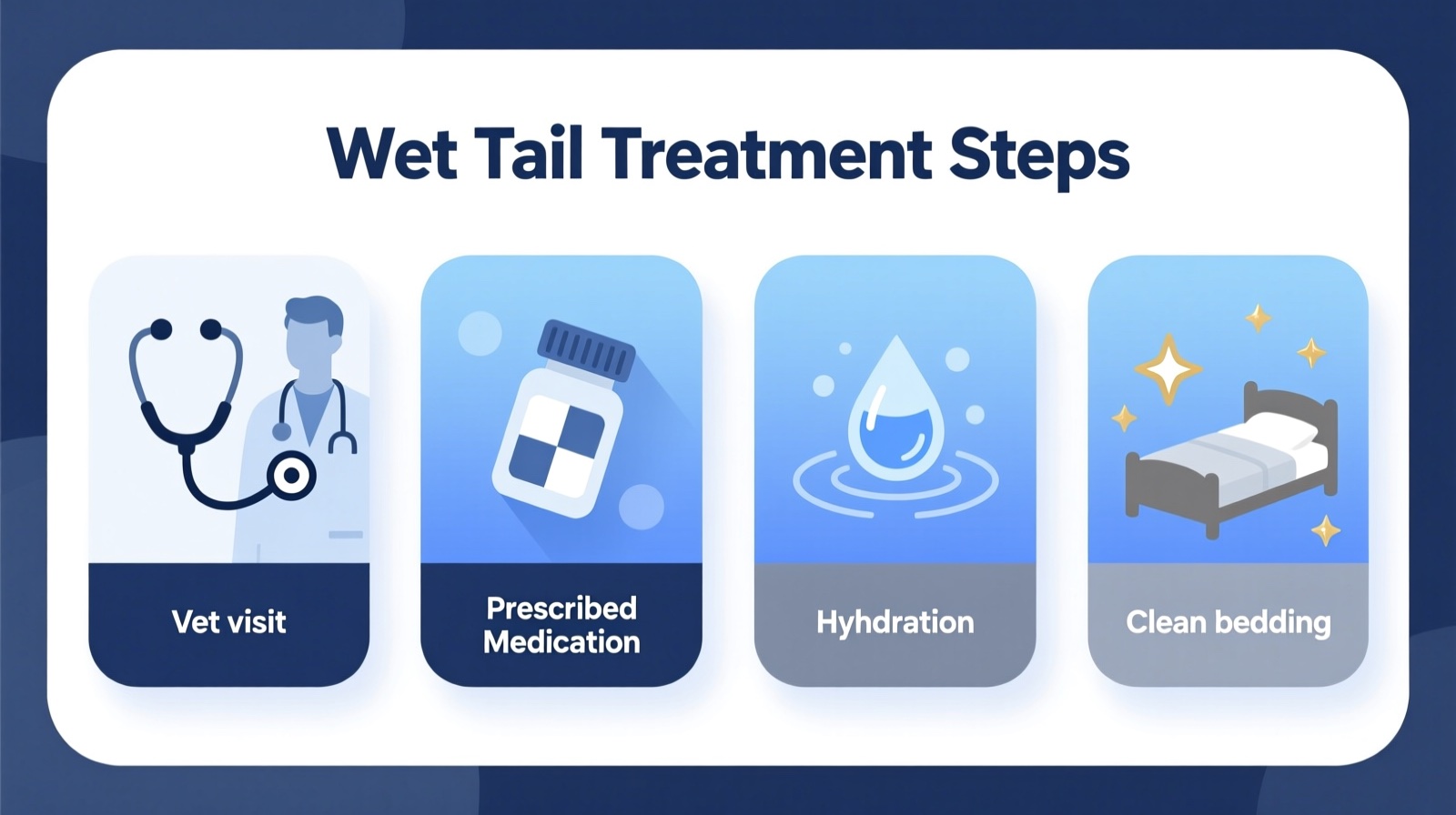 Hamster wet tail treatment and recovery care