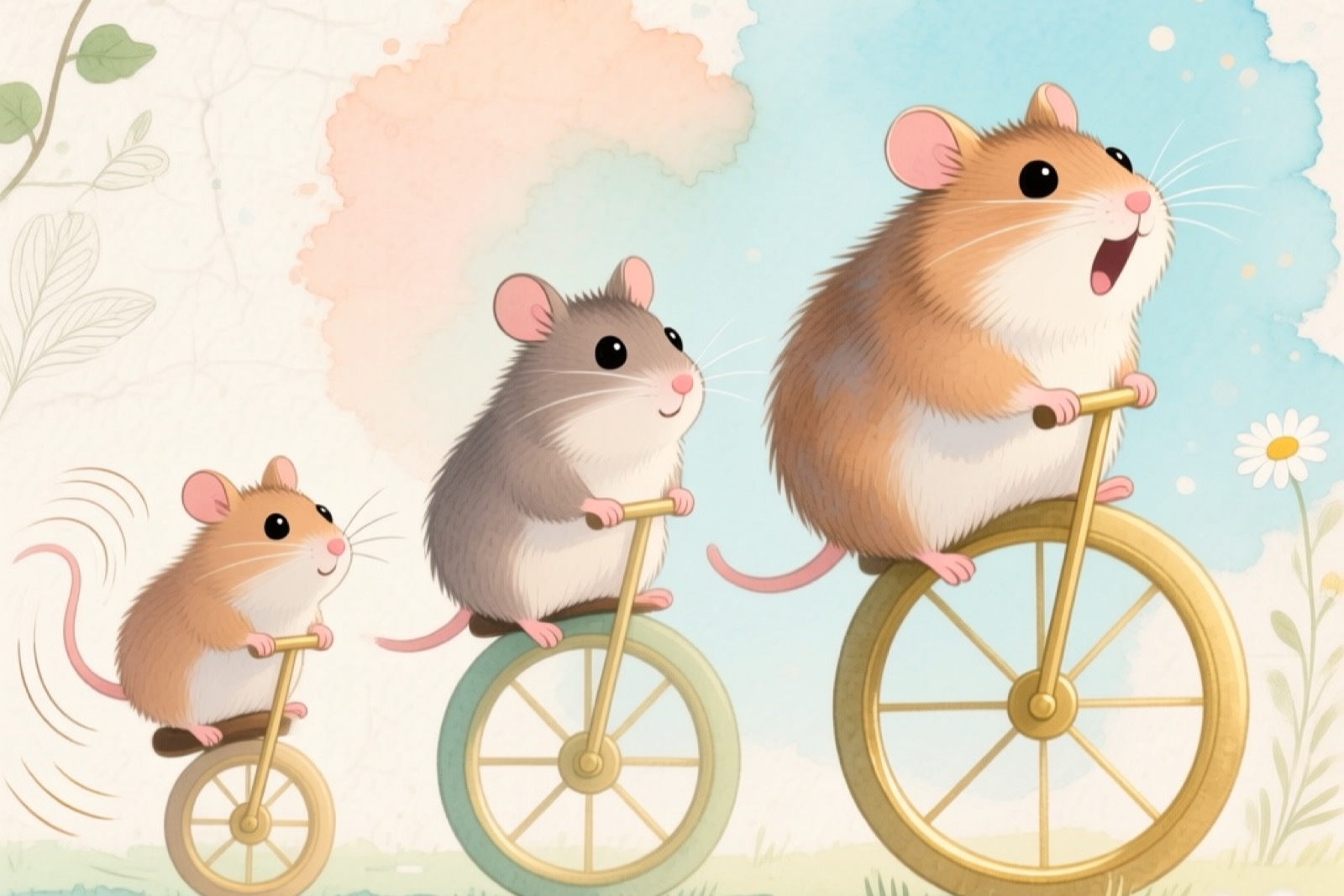 Hamster wheel size comparison chart by breed