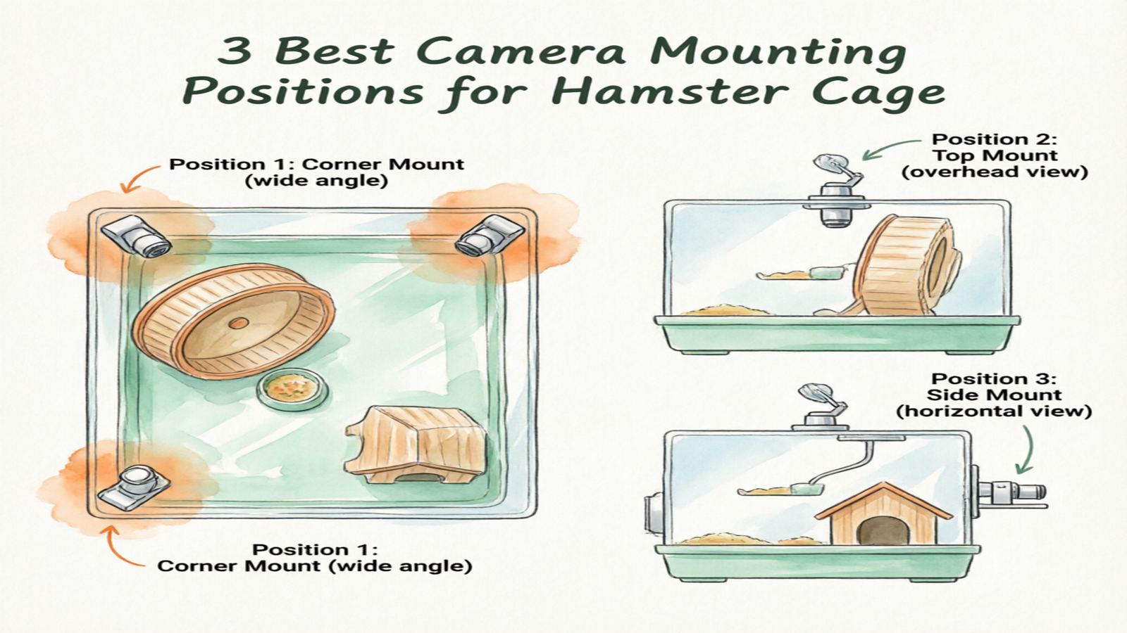 Pet Camera Mounting Positions
