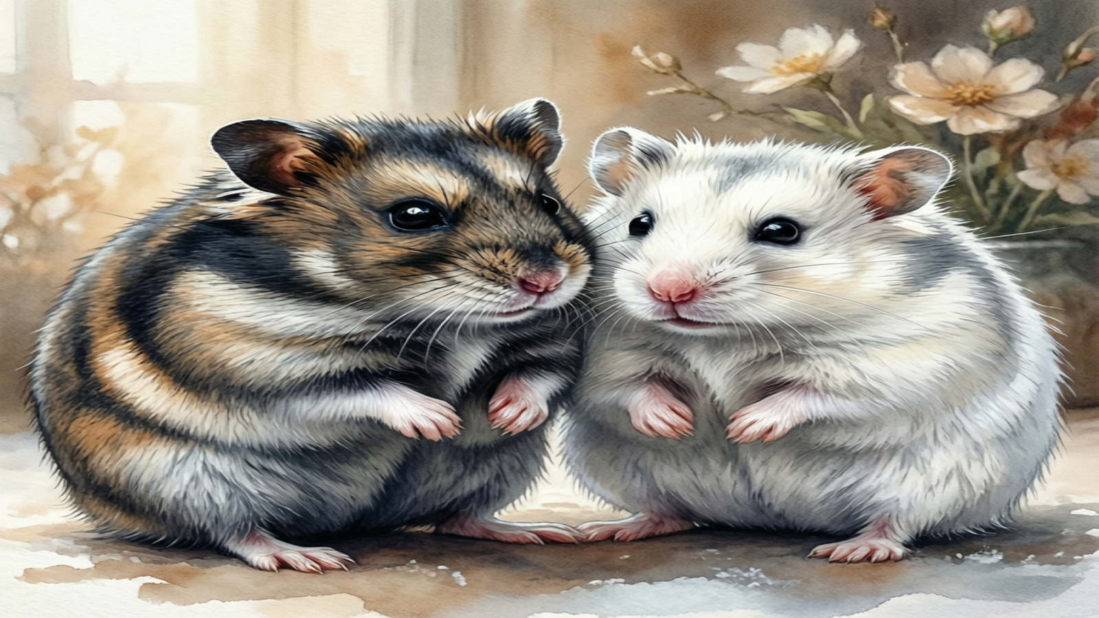 Winter White seasonal color change: summer coat vs winter coat