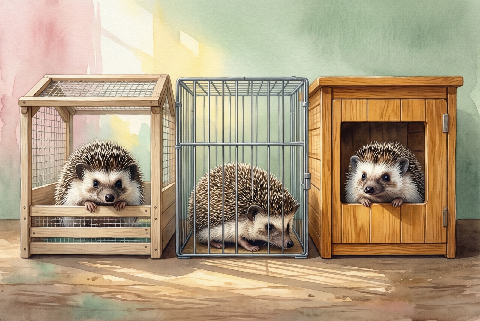 Playpen versus wire cage versus wooden enclosure comparison