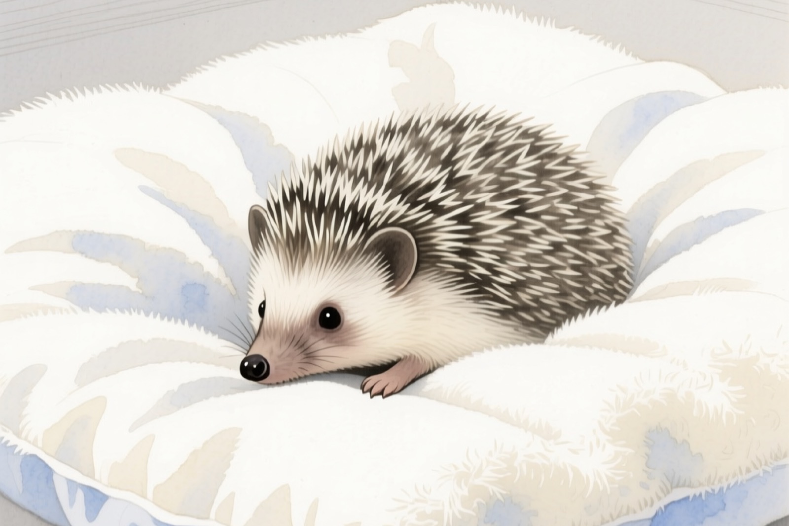 Hedgehog paper bedding vs fleece liner comparison