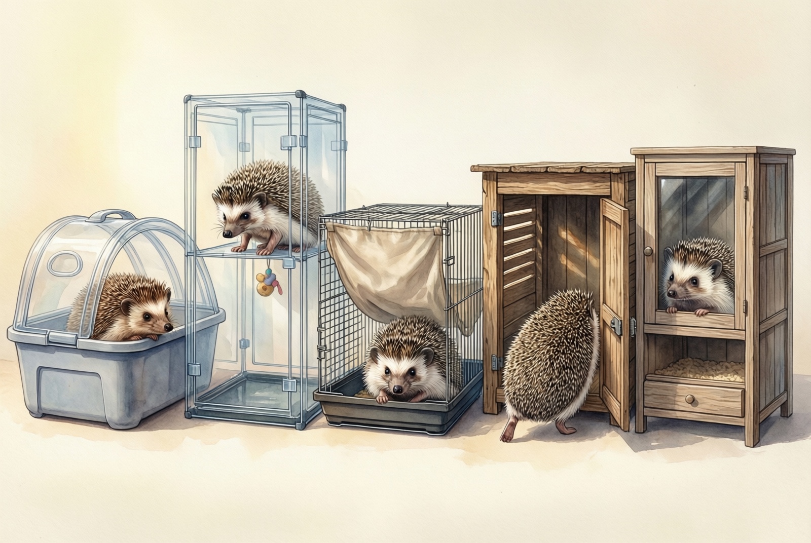 Comparison of top 5 hedgehog cages by type and price range