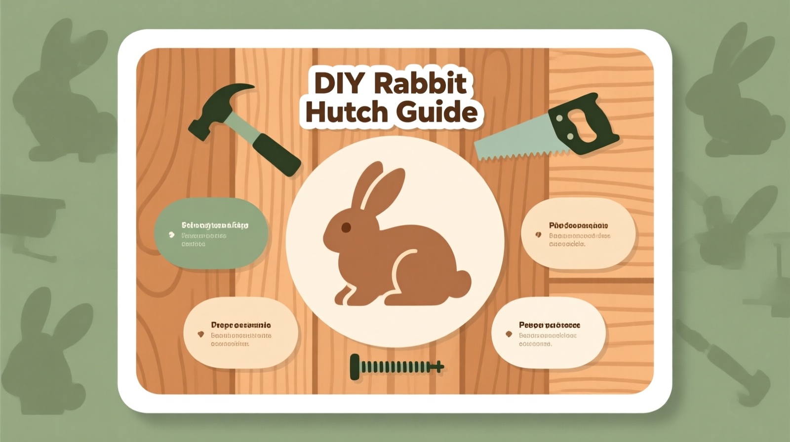 DIY Rabbit Hutch: 3 Free Plans with Cut Lists ($50-$150)