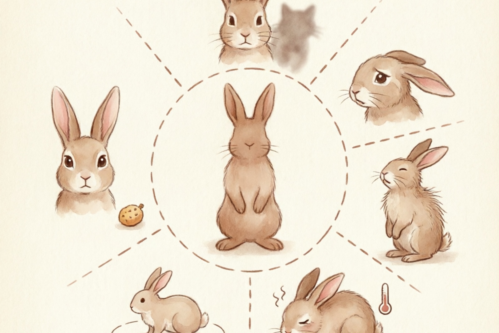 Fear vs annoyance — how to read your rabbit's body language