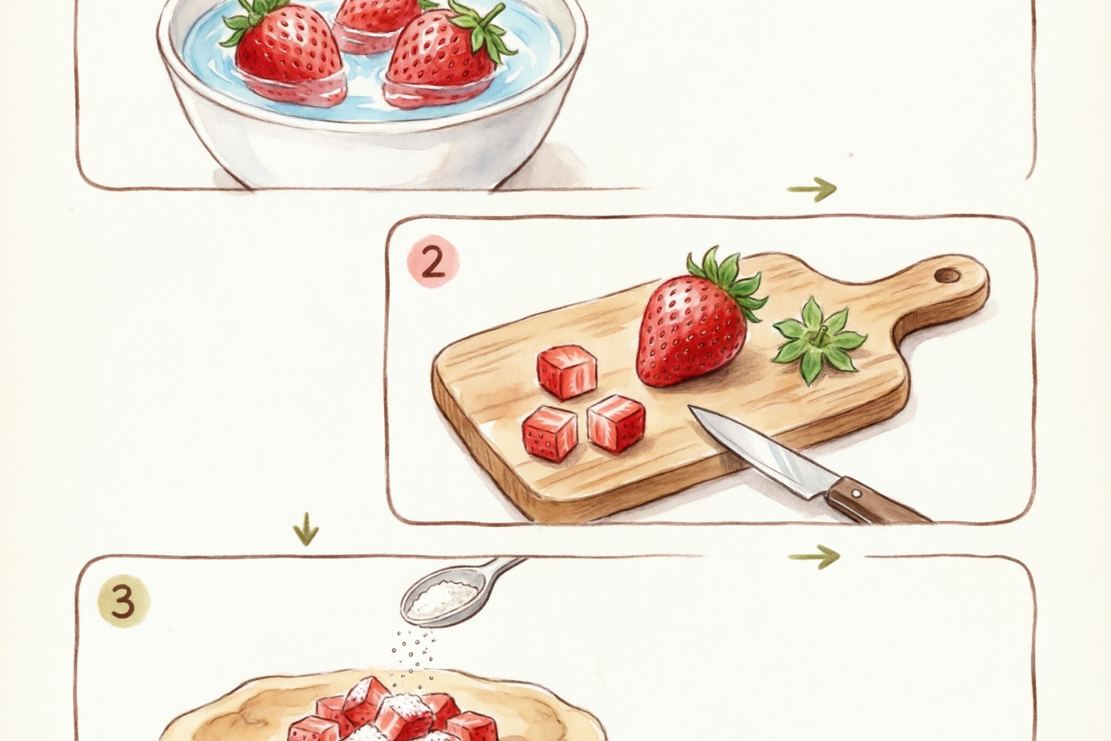 Safe preparation steps for feeding strawberries to bearded dragons