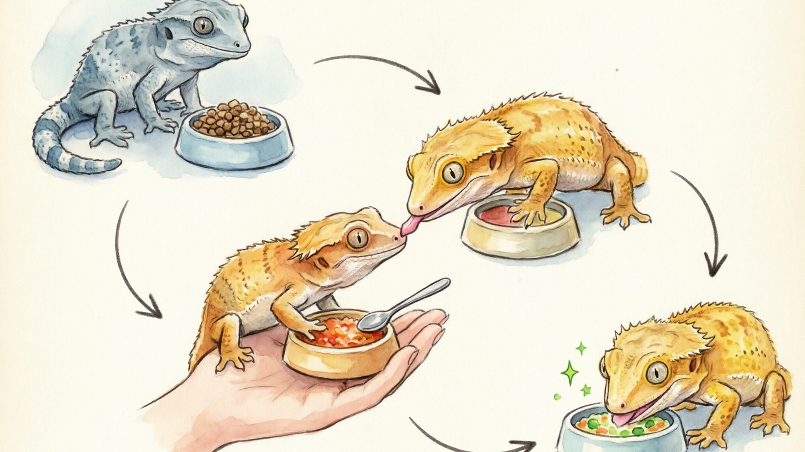 Step-by-step guide to solving picky eating behavior in crested geckos