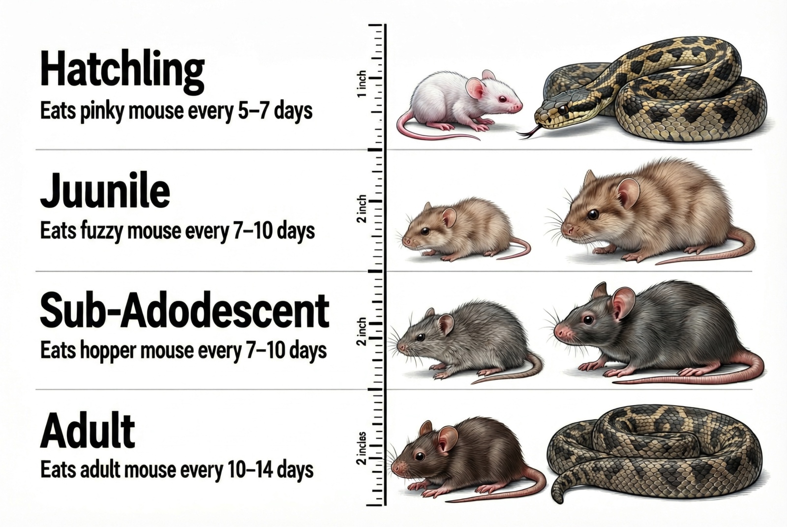 Corn snake feeding schedule