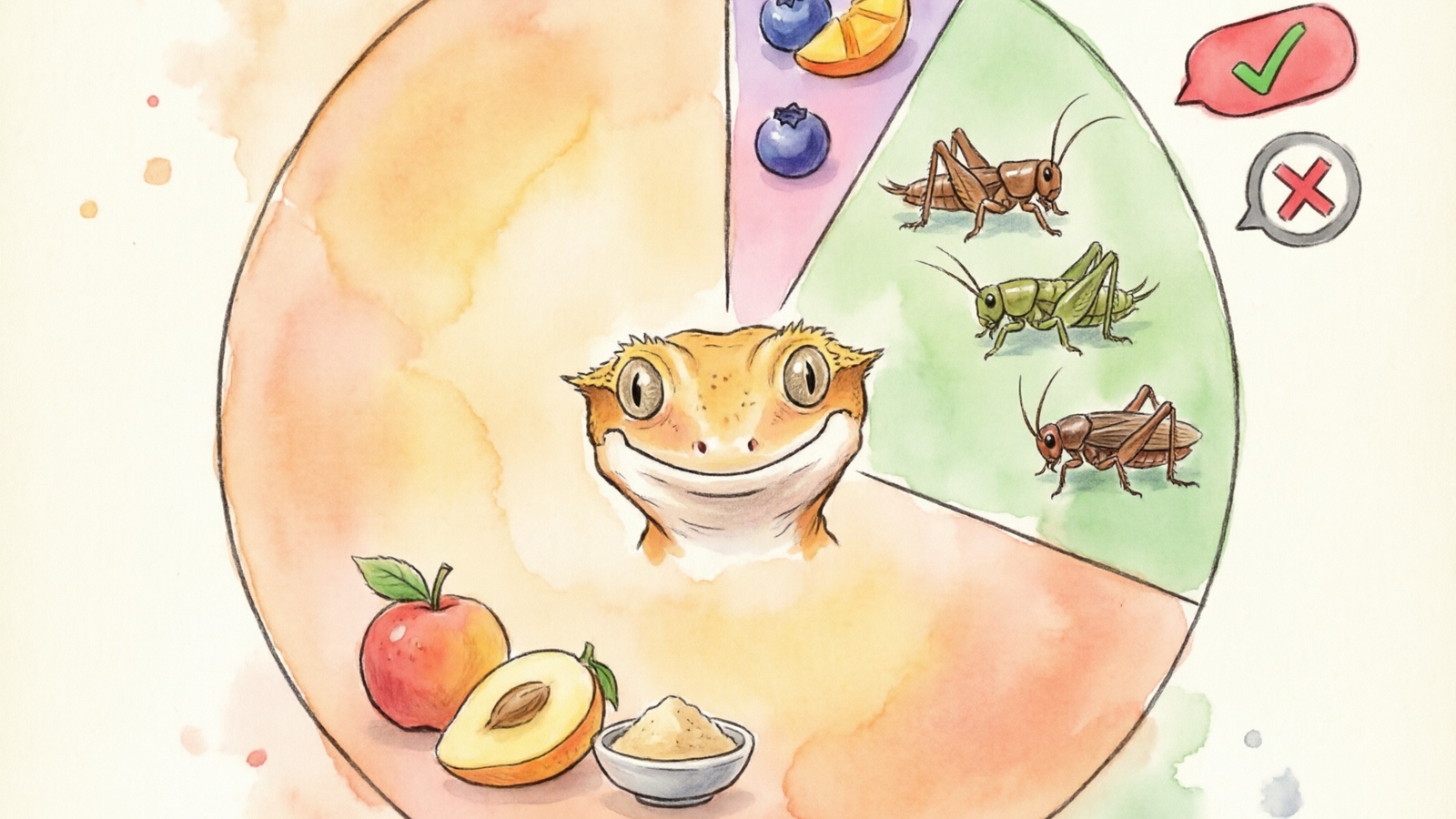 Crested Gecko Diet Composition