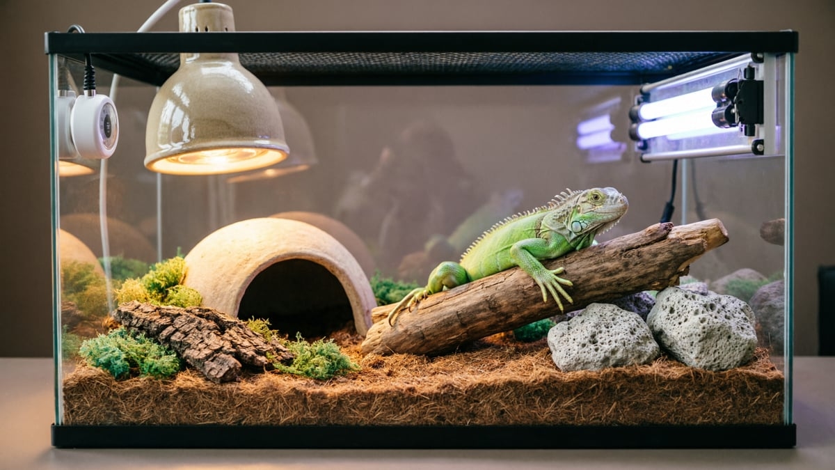 Reptile Habitat Setup Guide: Terrarium, Heating, Lighting & Humidity